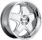chrome rims, custom rims MARTELLO A6